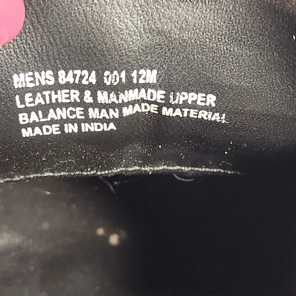 Nunn Bush Mens‎ Black Leather Dress Shoes Comfort Gel Size 12M Oxfords